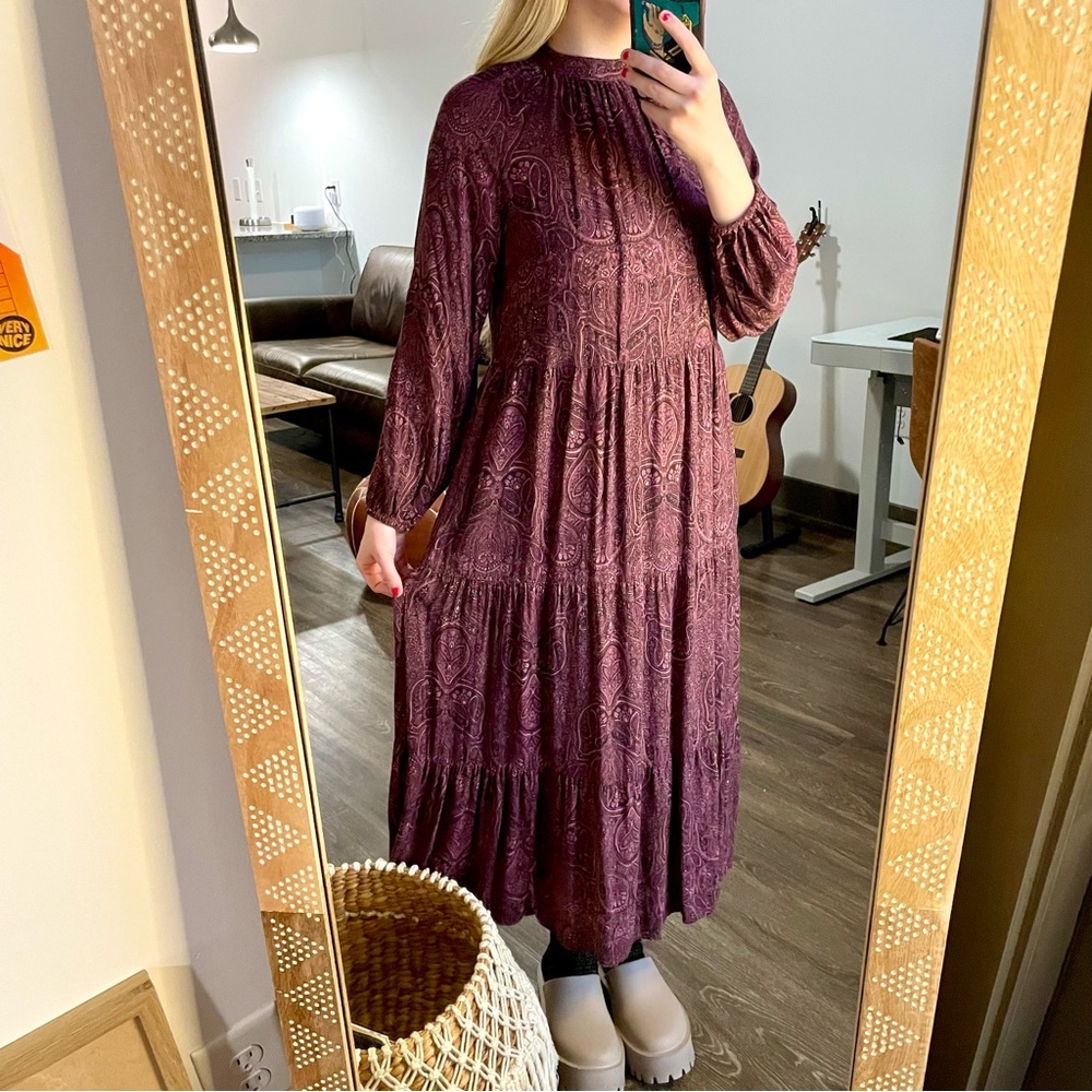 Target A New Day Paisley Midi Dress